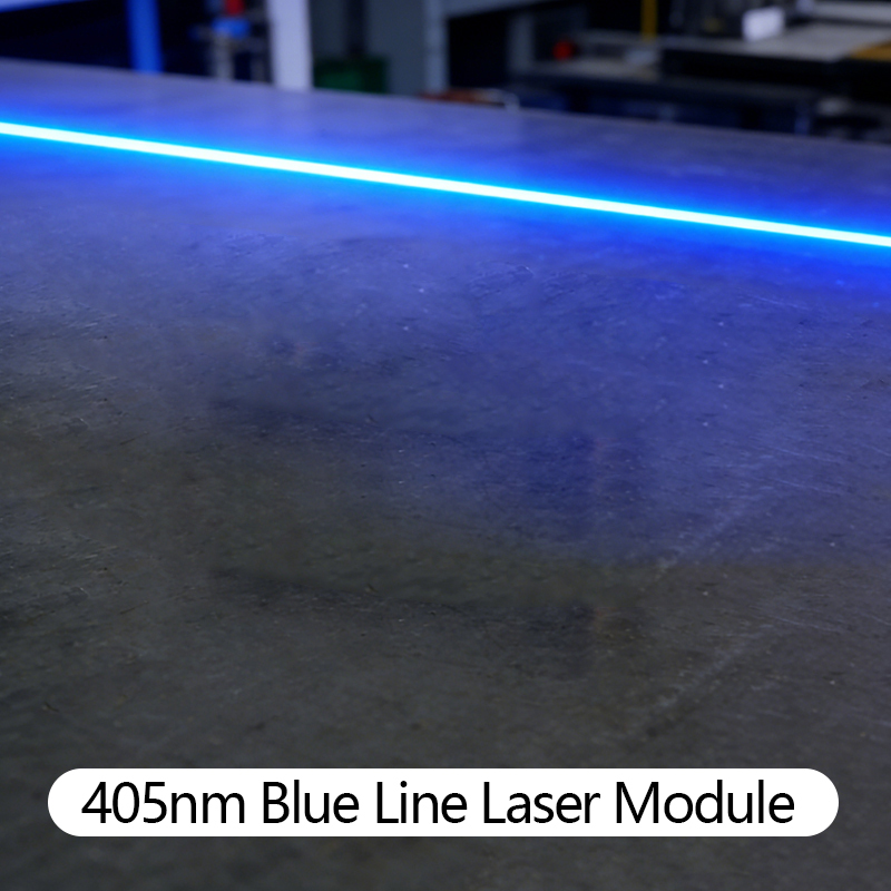 Industrial Laser Table - D12X45mm Focalizável 405nm Linha Azul 5mw