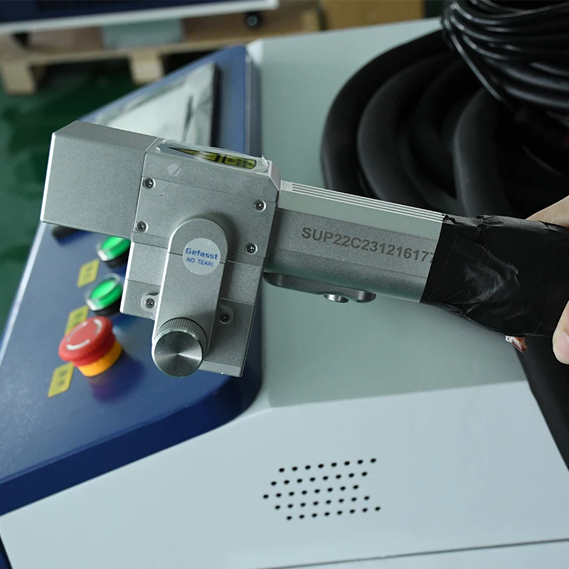Industrial Laser Rust Removal Machine - Cabeça de Limpeza a Laser Portátil