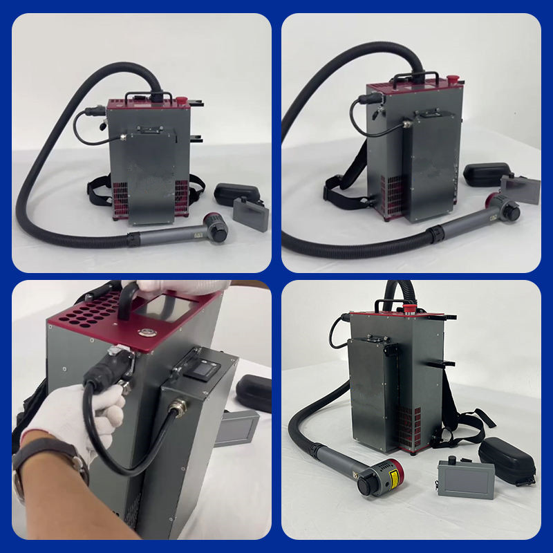 Industrial Laser Rust Removal Machine Price - Mochila portátil tipo portátil limpador a
