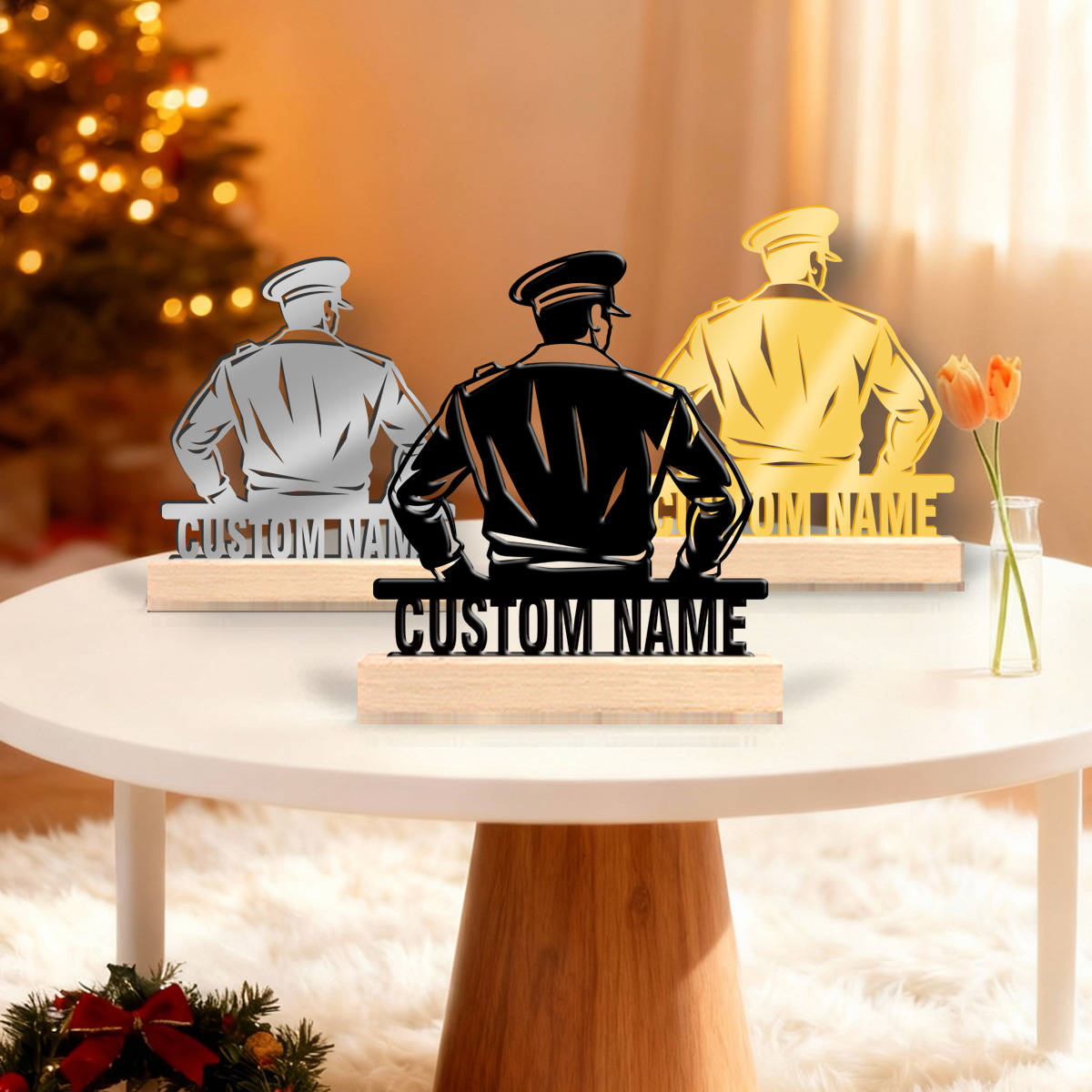 Desktop Laser Engraver - 1 peça de Ornamento Personalizado para