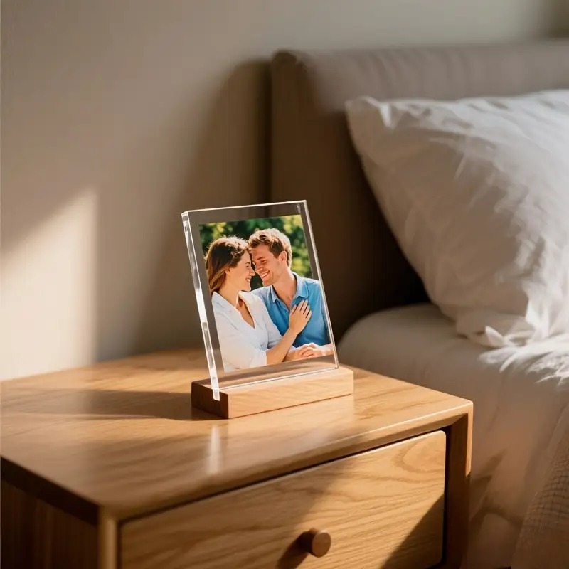 Industrial Laser Table - Acrílico Personalizado com Foto para Todas