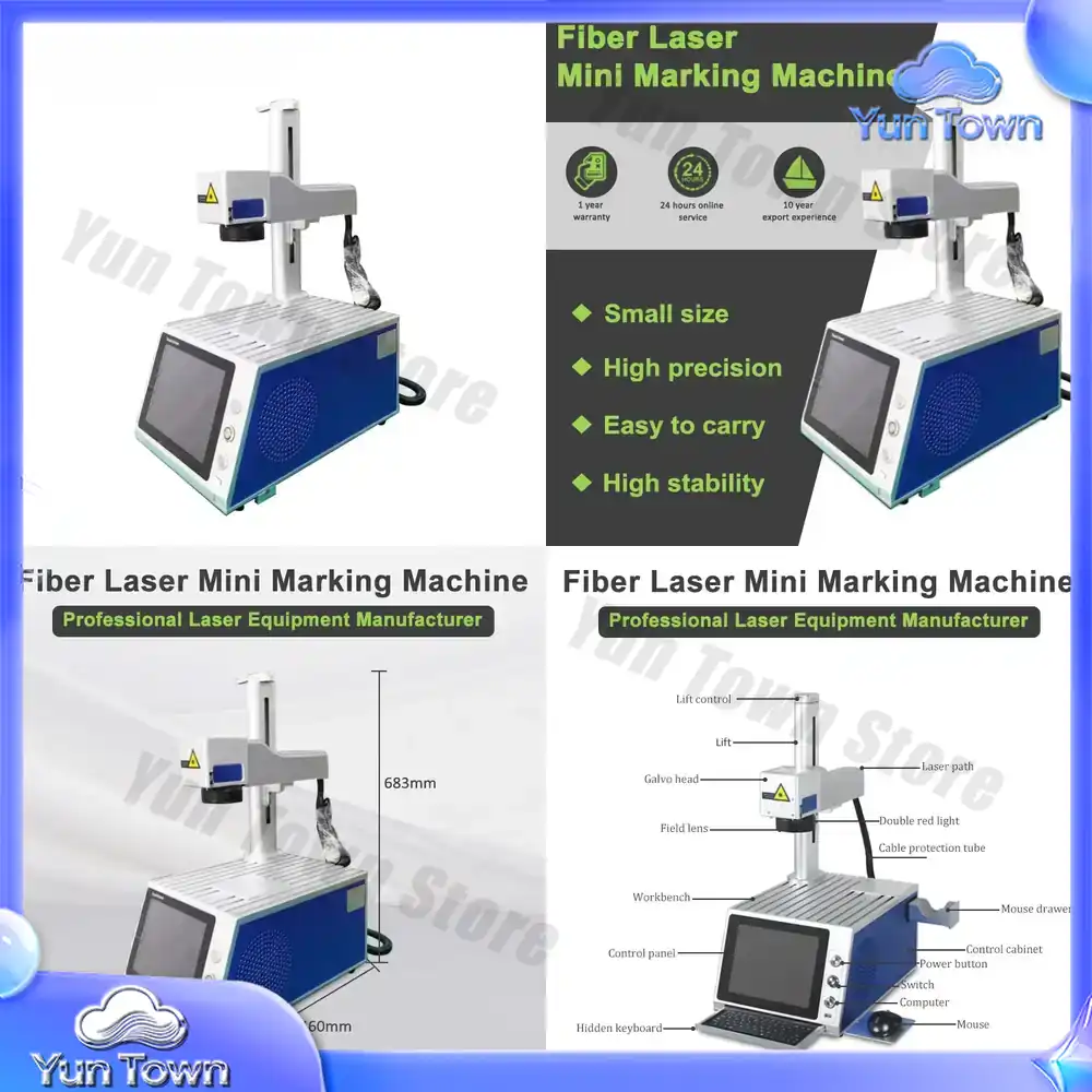 Industrial Laser Marking Machine - Máquina de Marcação a Laser de