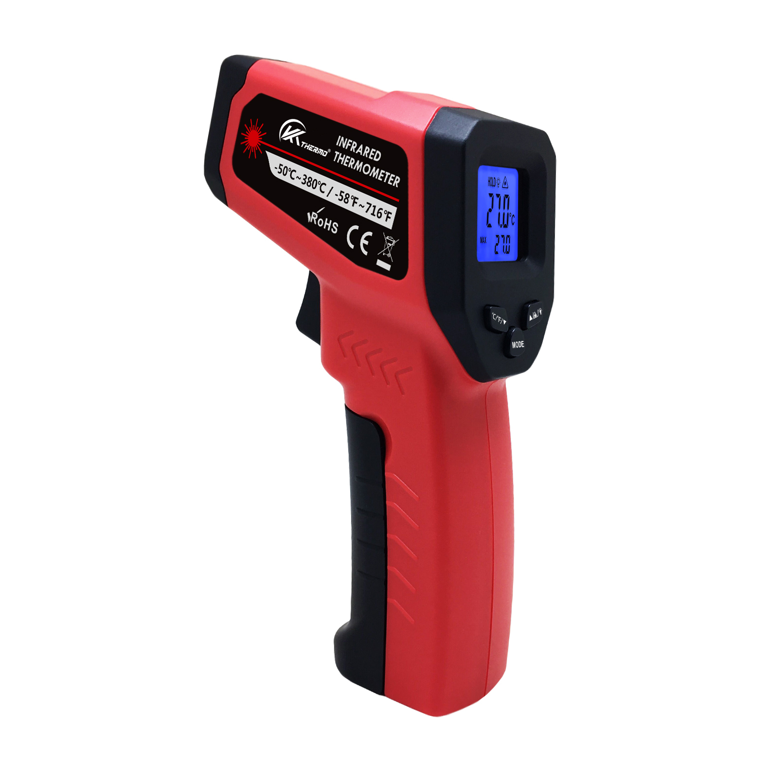 Industrial Laser Temperature Sensor - Termômetro eletrônico industrial LCD, Sem contato,-50