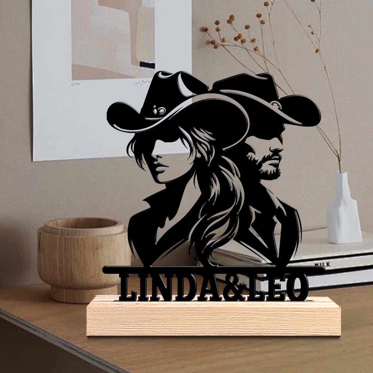 Desktop Laser Engraver - 1 peça de Ornamentos Metálicos com