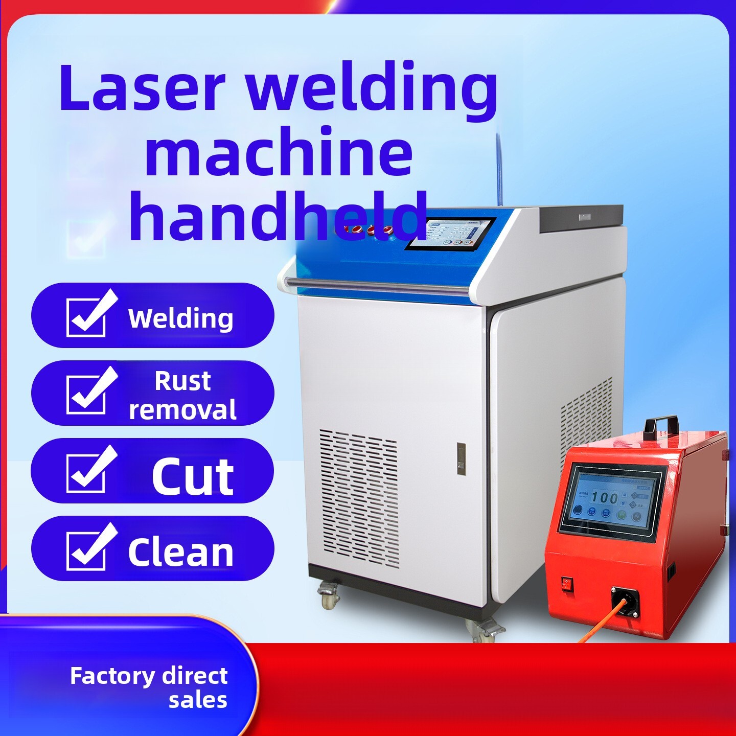 Máquina industrial portátil de - Industrial Laser Rust Removal Machine avaliação e preço