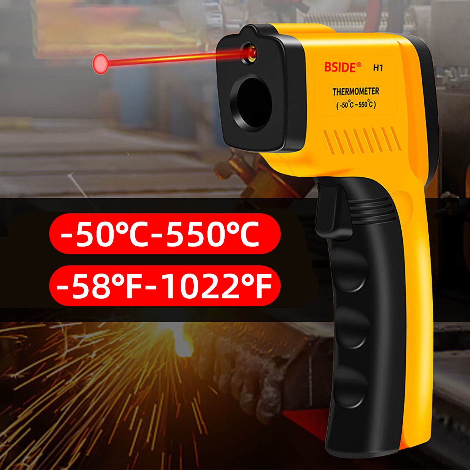 Termômetro infravermelho Digit - Industrial Laser Temperature Sensor avaliação e preço