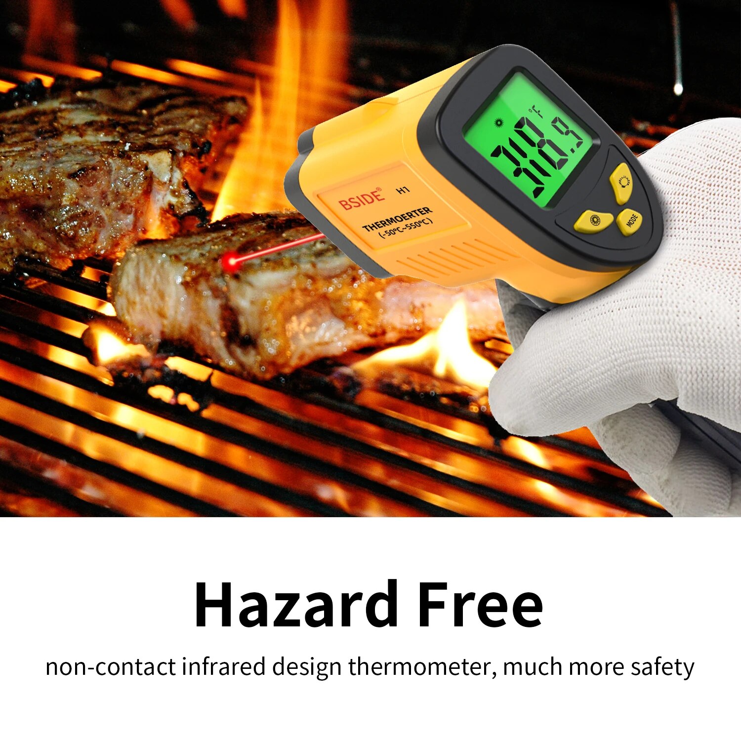 Termômetro infravermelho Digit - Industrial Laser Temperature Sensor avaliação e preço