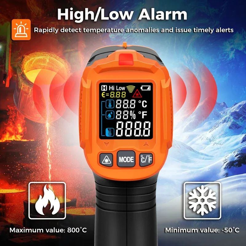 Termômetro Infravermelho -50~3 - Industrial Laser Temperature Sensor avaliação e preço